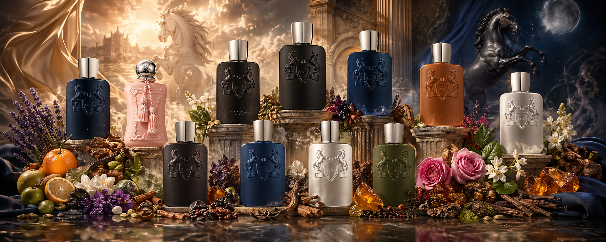 Parfums de Marly Markenwelt — Düfte und Flakons